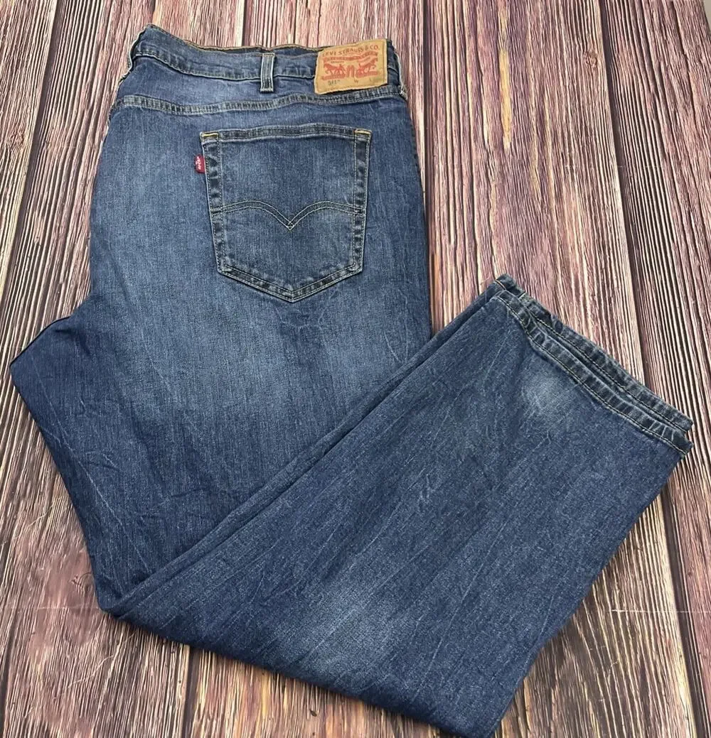 Levi's 541 Athletic Fit Dark Wash Jeans Mens Size 48x30 (Measures 48x30)